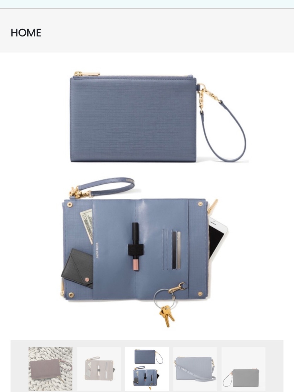 Dagne Dover Essentials Clutch
Wallet in Graphite - Picture 2 of 8